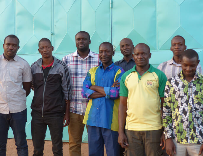 Producteurs cajoux coopÃ©ratives COOPAKE au Burkina
